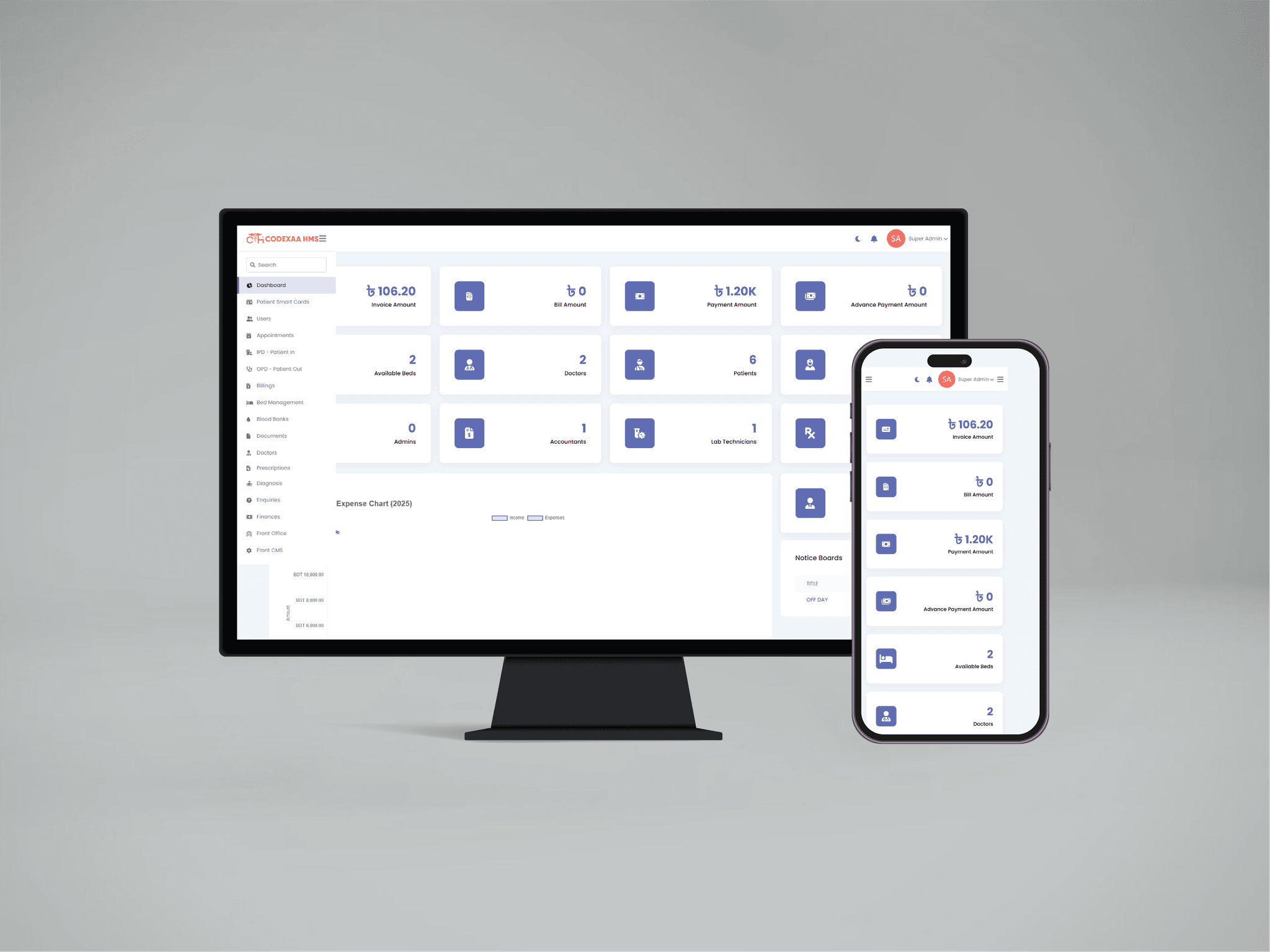 Doctor appointment system on website and mobile