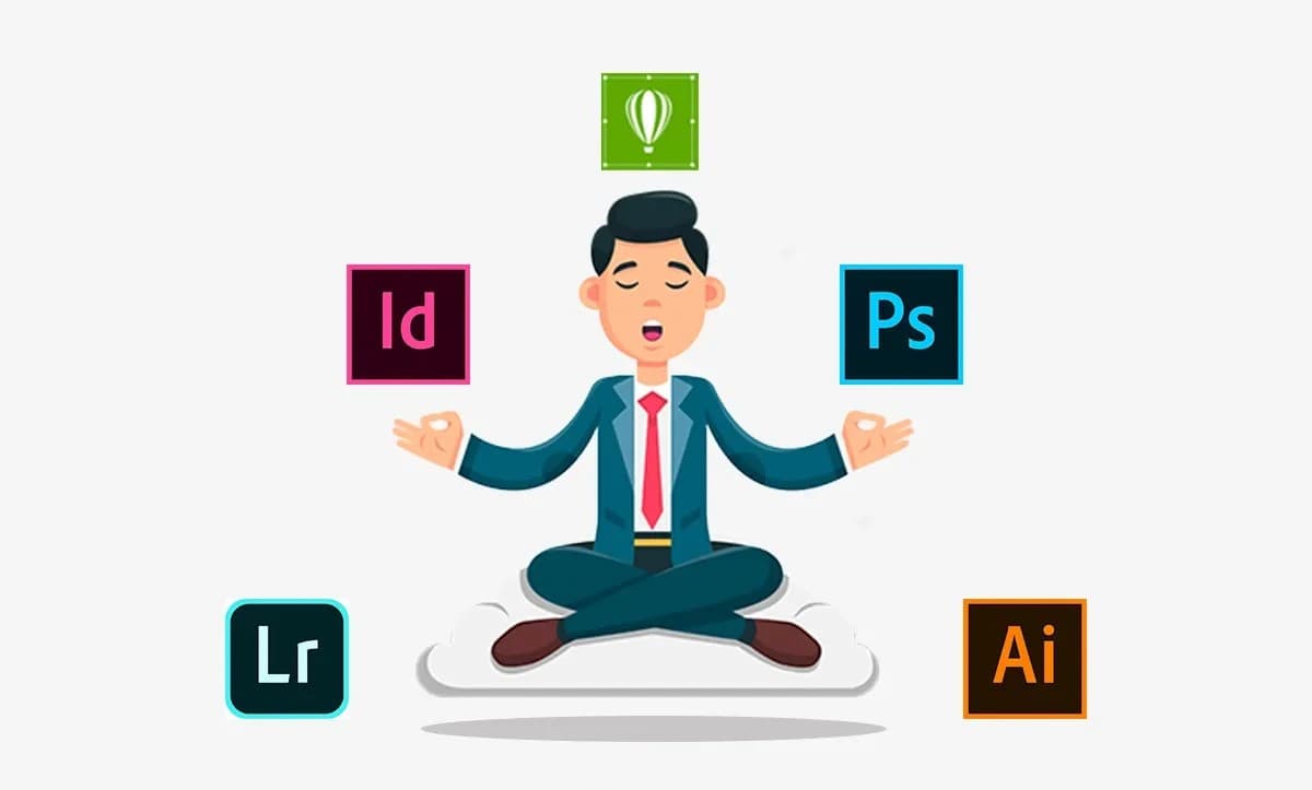 Design preview showing logo concepts and mobile app UI mockups