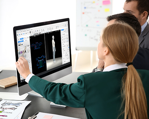 Garments & Apparel software interface